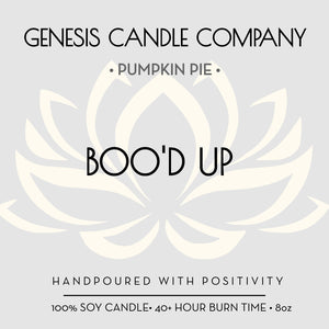 BOO'D UP. - Genesis Candle Company