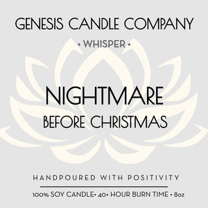 NIGHTMARE BEFORE CHRISTMAS. - Genesis Candle Company